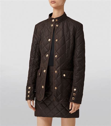 burberry cotton quilted jacket